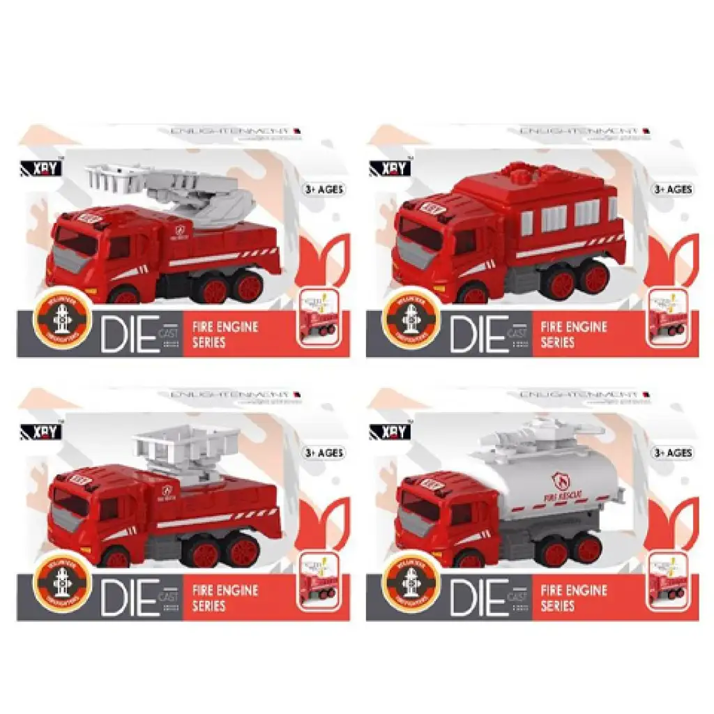 Tűzoltó kamion többféle változatban kép 2