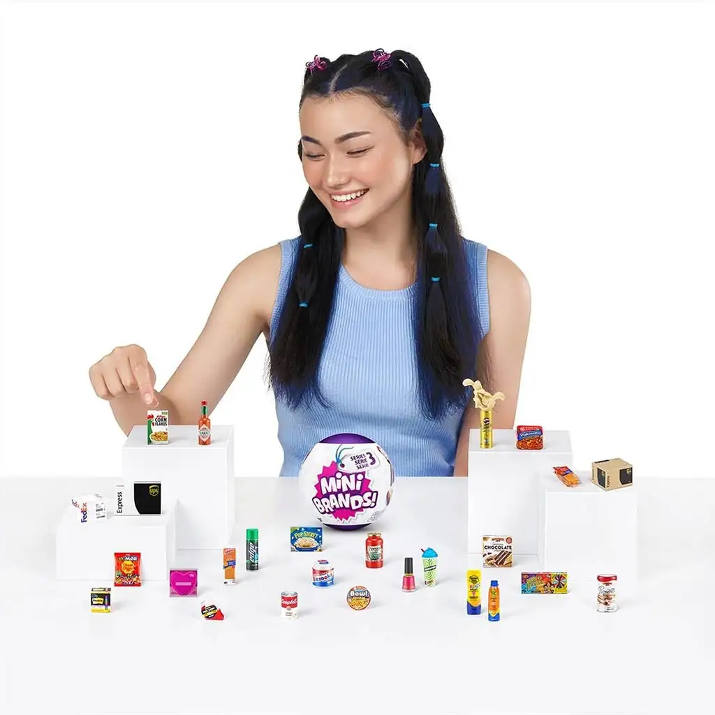 Mini Brands: Mini világmárkák 5 db-os meglepetés csomag 3. széria kép 4