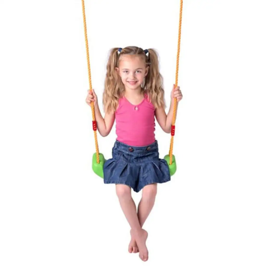 Műanyag hinta zöld színben - Woodyland kép 2