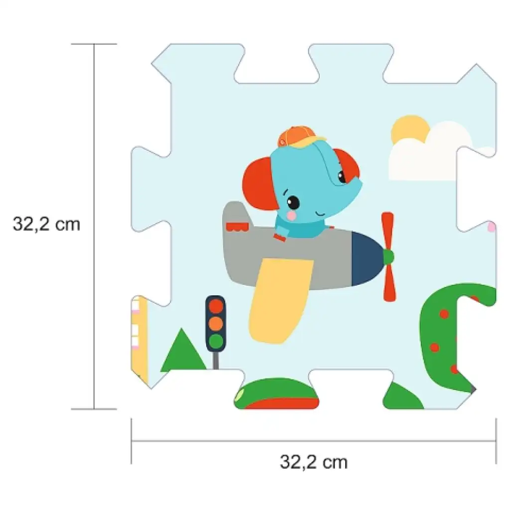 Fisher-Price Smile szivacs puzzle - Terfl kép 2