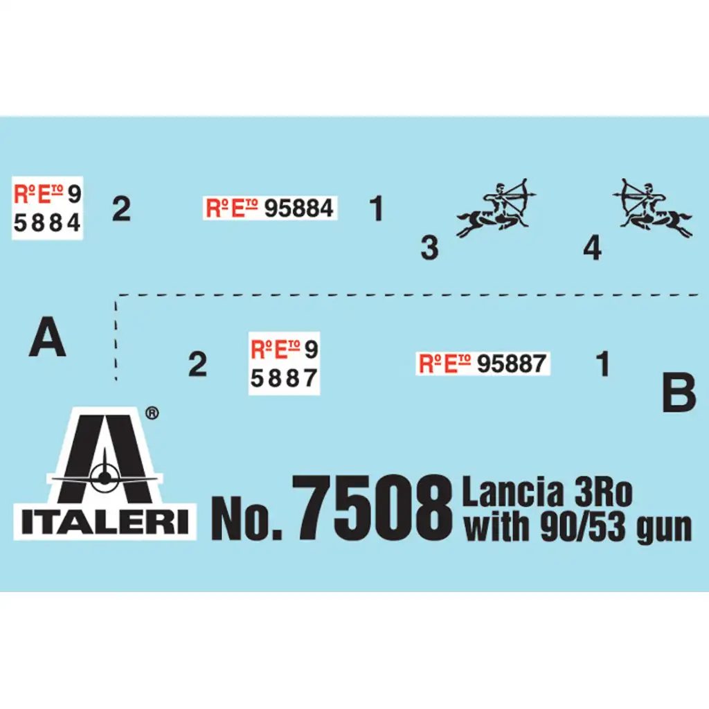 Italeri 1/72 Autocannone 3RO légvédelmi löveg 8db figurával makett szett kép 2