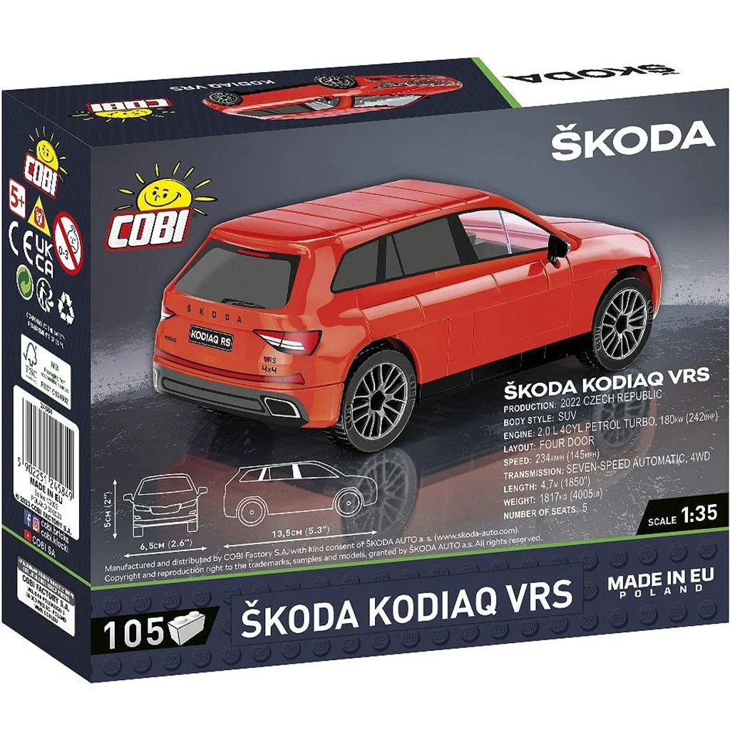 COBI: Škoda Kodiaq VRS építőjáték (24584) kép 3
