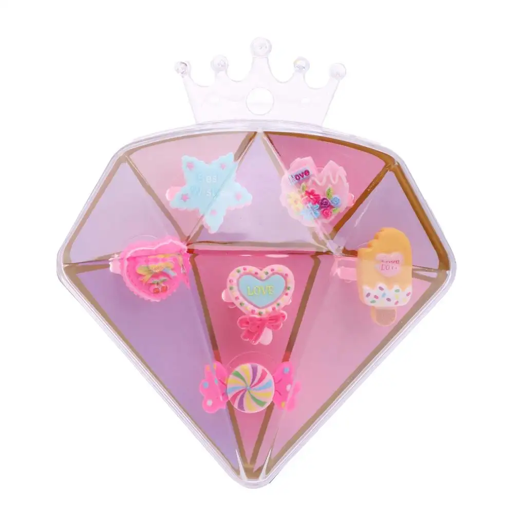 Édességek gyűrű szett többféle változatban gyémántalakú dobozban 1db