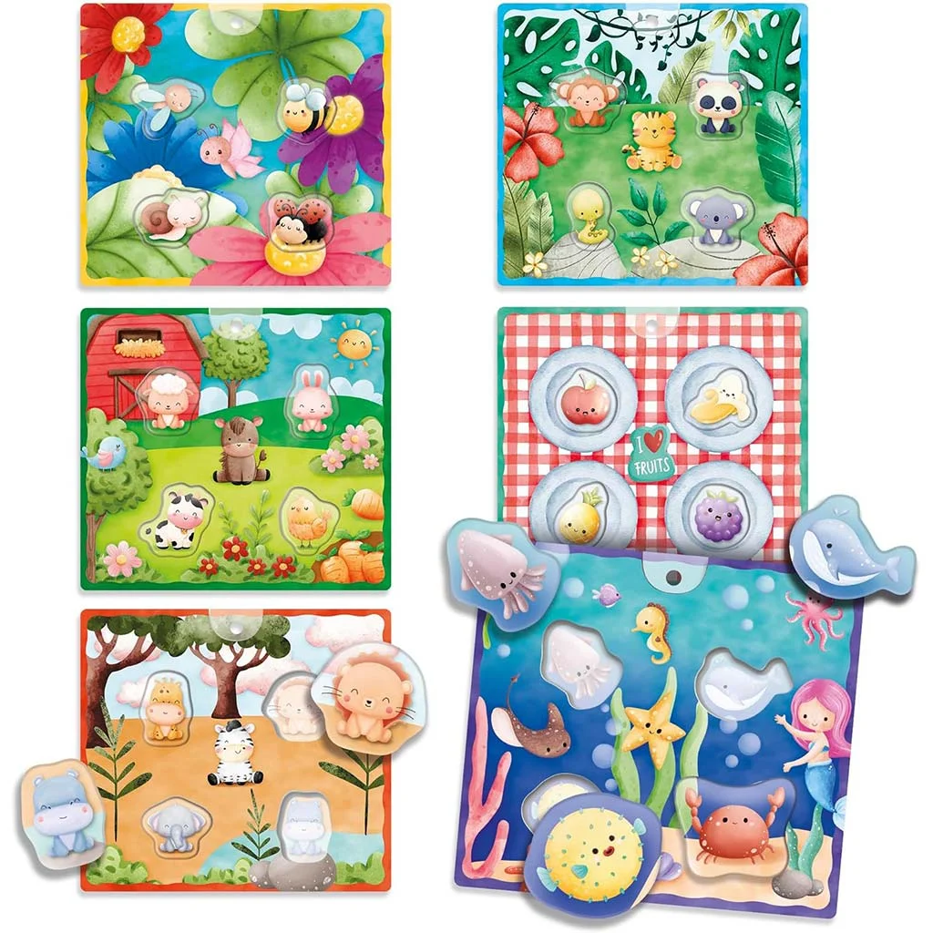 Montessori: Puha, formaillesztő játékszett - Lisciani kép 2