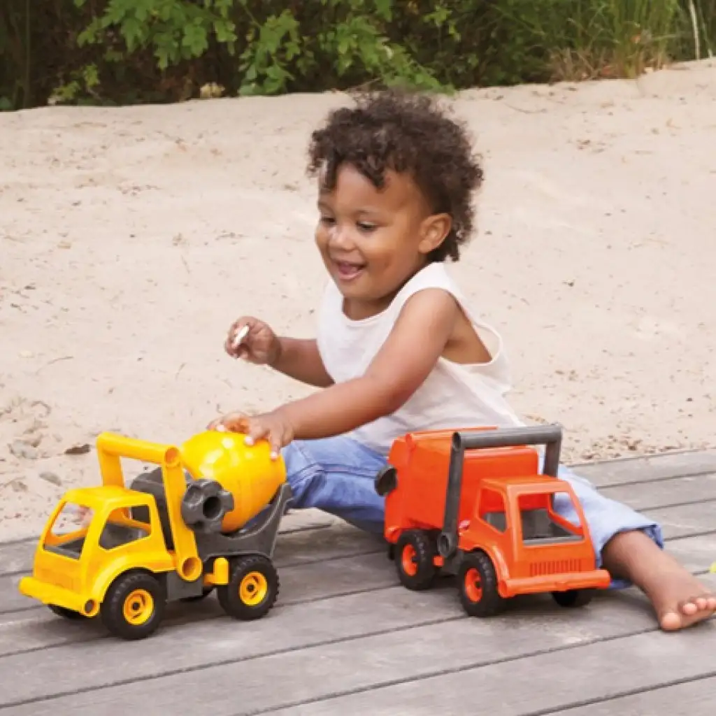 LENA: ECO narancssárga kukásautó 31cm kép 5