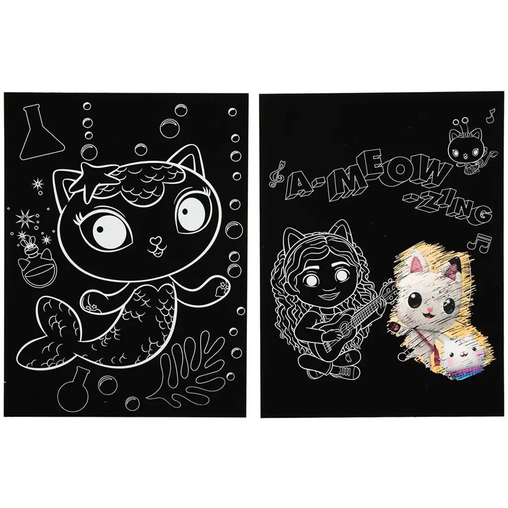 Gabi babaháza: Képkarc készítő poszter szett 2db-os kép 2