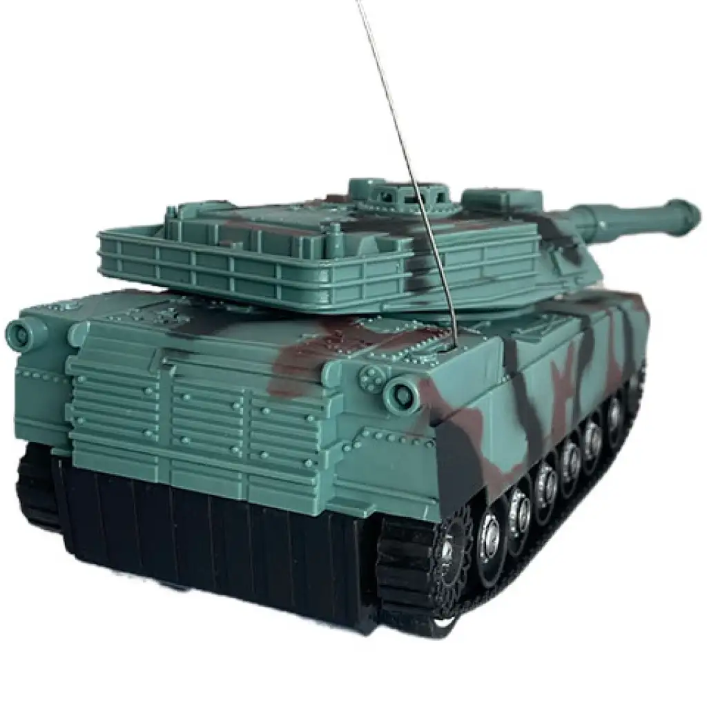 RC Távirányítós terepmintás M1 Abrams tank fénnyel és hanggal 1/32-es méretarány 23cm kép 4