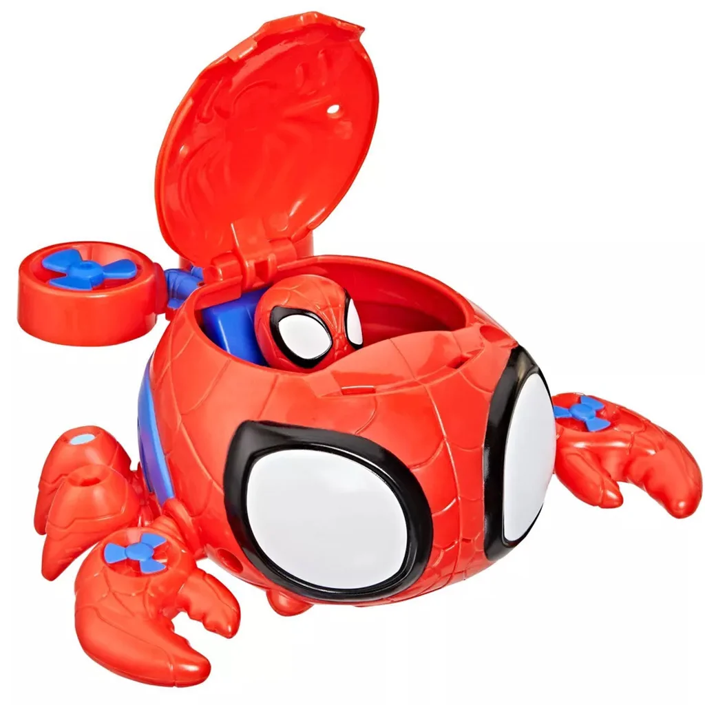 Spidey and His Amazing Friends: Waterwebs figurák és színváltós járművek - Spider Crab - Hasbro kép 2