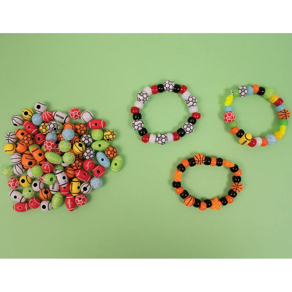 PlayBox: Sportos labdás fűzhető gyöngy szett 150db kép 3