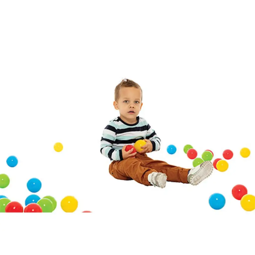 Színes labda hálóban 60db - D-Toys kép 2