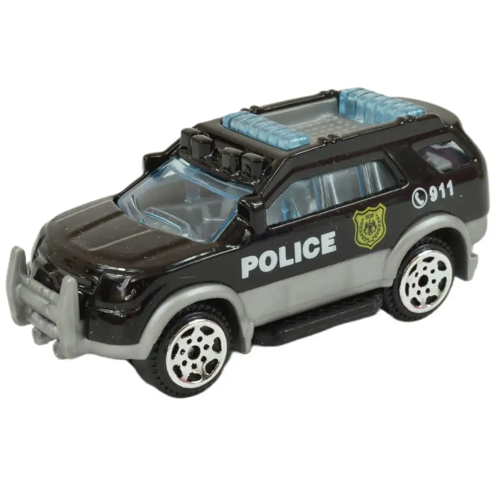 World of Trucks: Rendőrségi kisautó többféle változatban 7cm kép 4