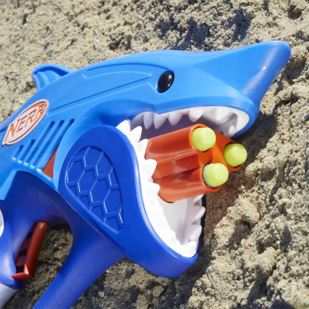 Nerf: Sharkfire szivacslövő 8db tölténnyel - Hasbro kép 3