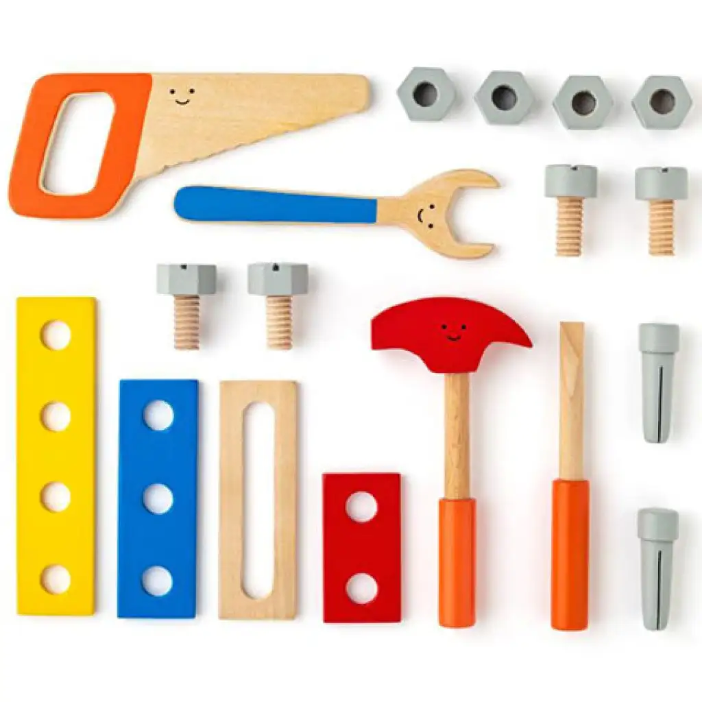 Fa szerszámos láda készlet - Woodyland kép 2