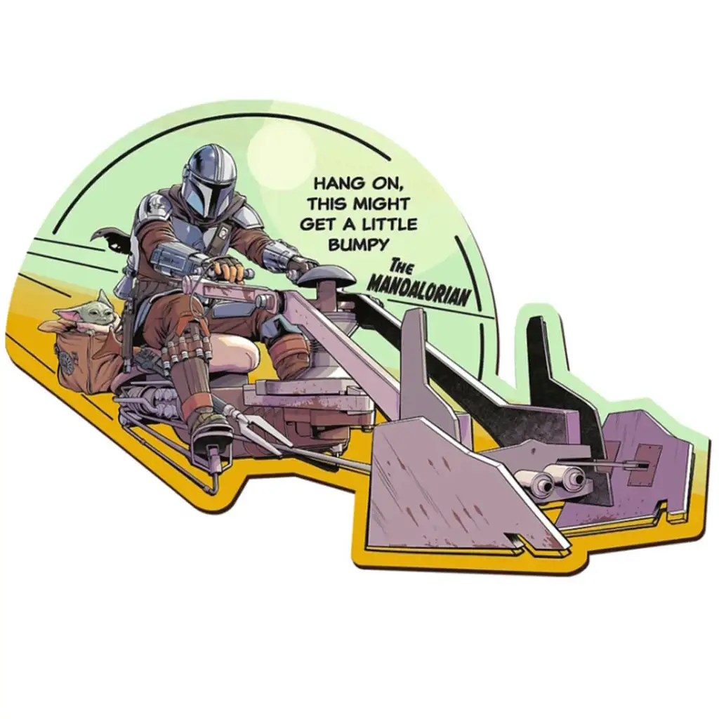 Wood Craft: Star Wars - Mandalorián 160 db-os prémium fa puzzle - Trefl kép 2