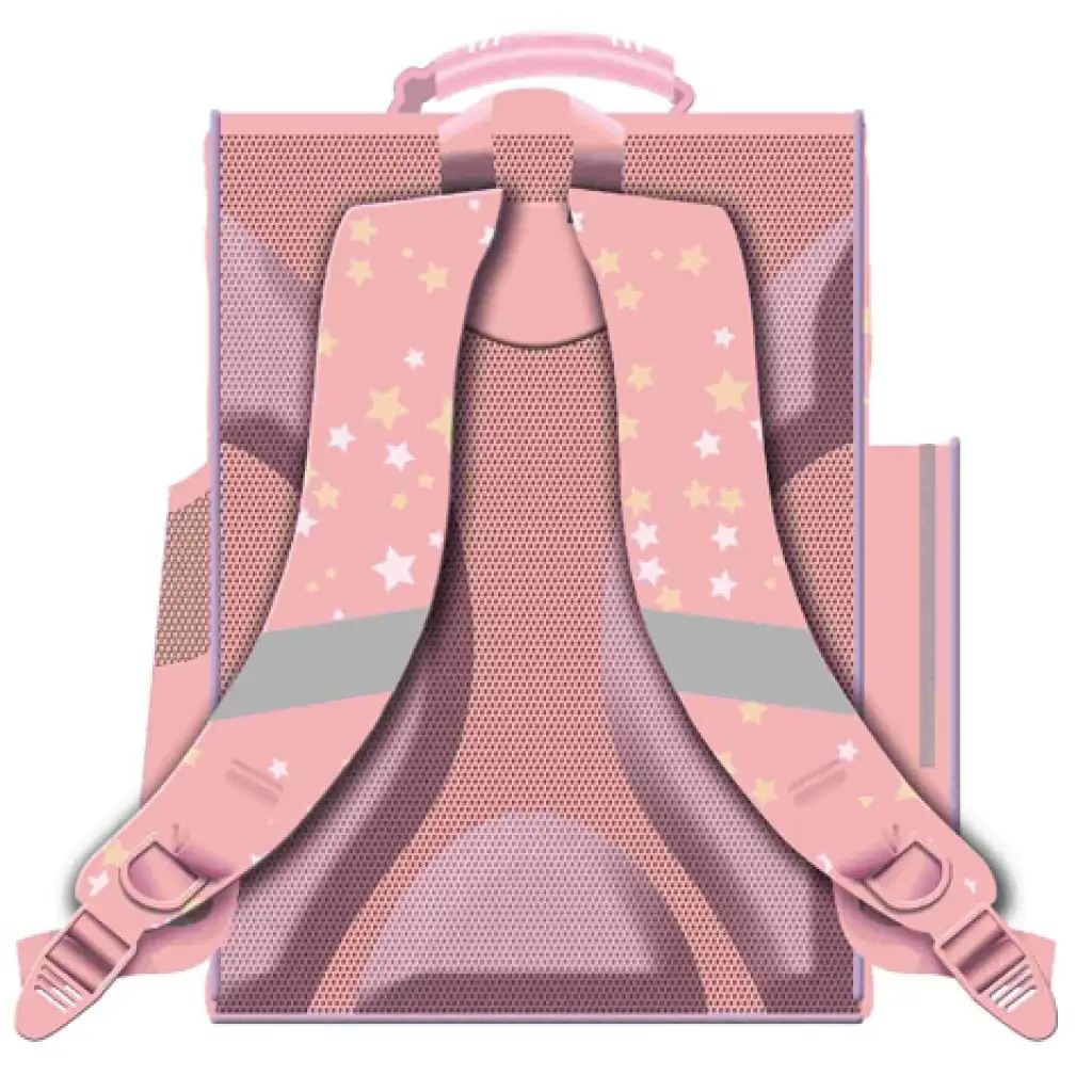 Minnie egér rózsaszín anatómiai iskolatáska, hátizsák 35x25x15cm kép 2