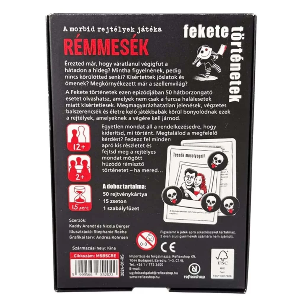 Fekete történetek: Rémmesék logisztori rejtvények kép 2