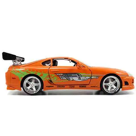 Halálos iramban: Brian figura és Toyota Supra autómodell 1/24 - Simba Toys kép 3