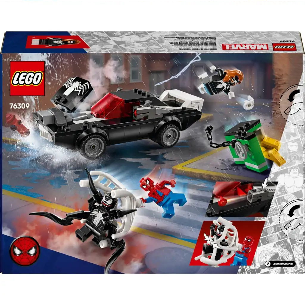 LEGO® Super Heroes: Marvel - Pókember vs. Venom sportautója (76309) kép 5