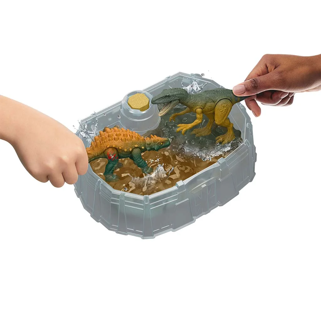 Jurassic World: Dino Reveal Battle Pack csomag 2db dinóval - Mattel kép 2