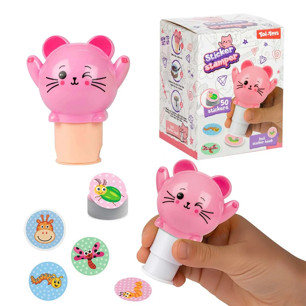 Állatos matricakészítő szett többféle 1db kép 2