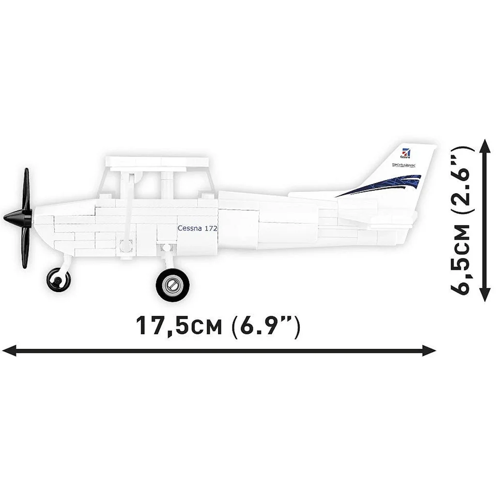 COBI: Cessna 172 Skyhawk fehér építőjáték (26620) kép 4