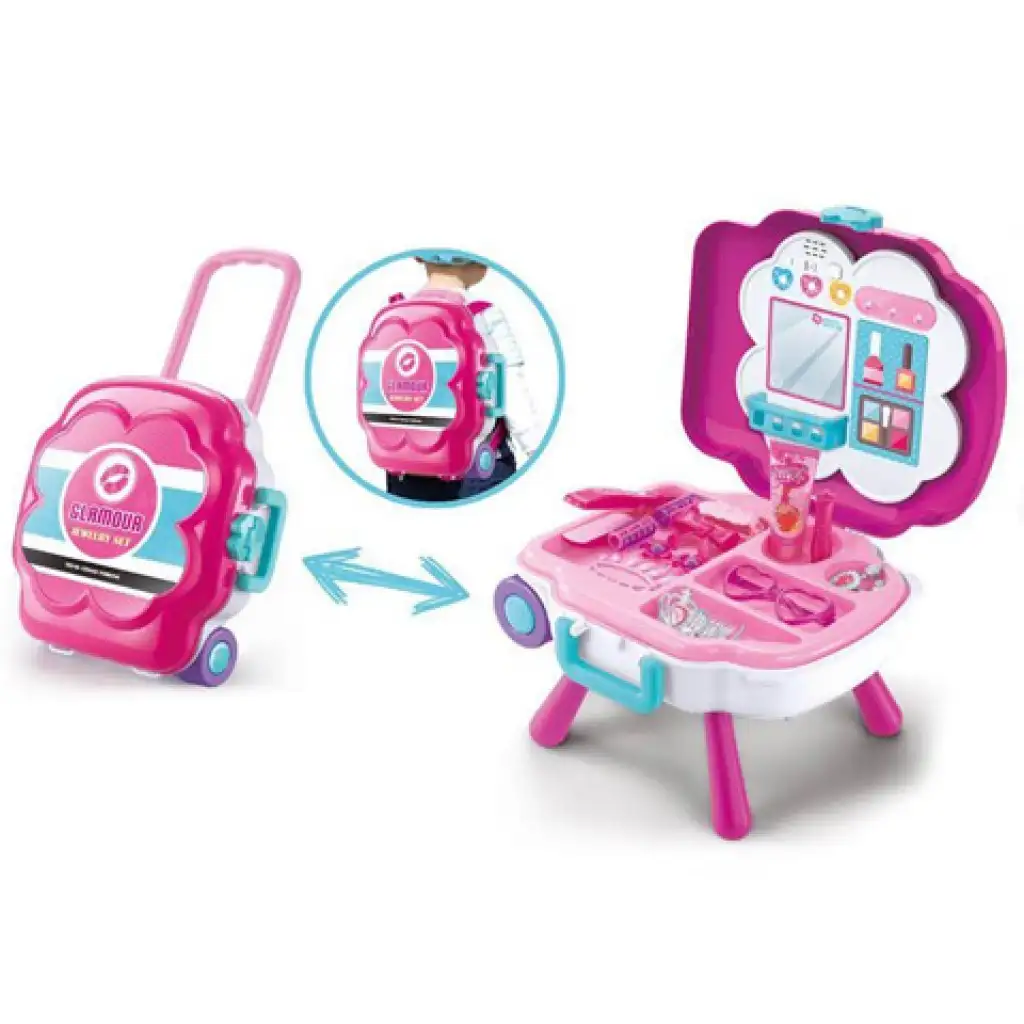 Zenélő glamour hordozható szépségszett