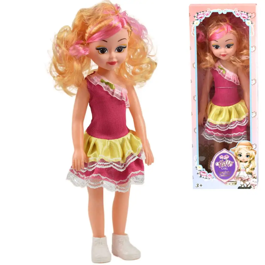 Jenny: Szőke vagy barna hajú trendi divatbaba hangeffektekkel 46cm kétféle változatban 1db kép 4