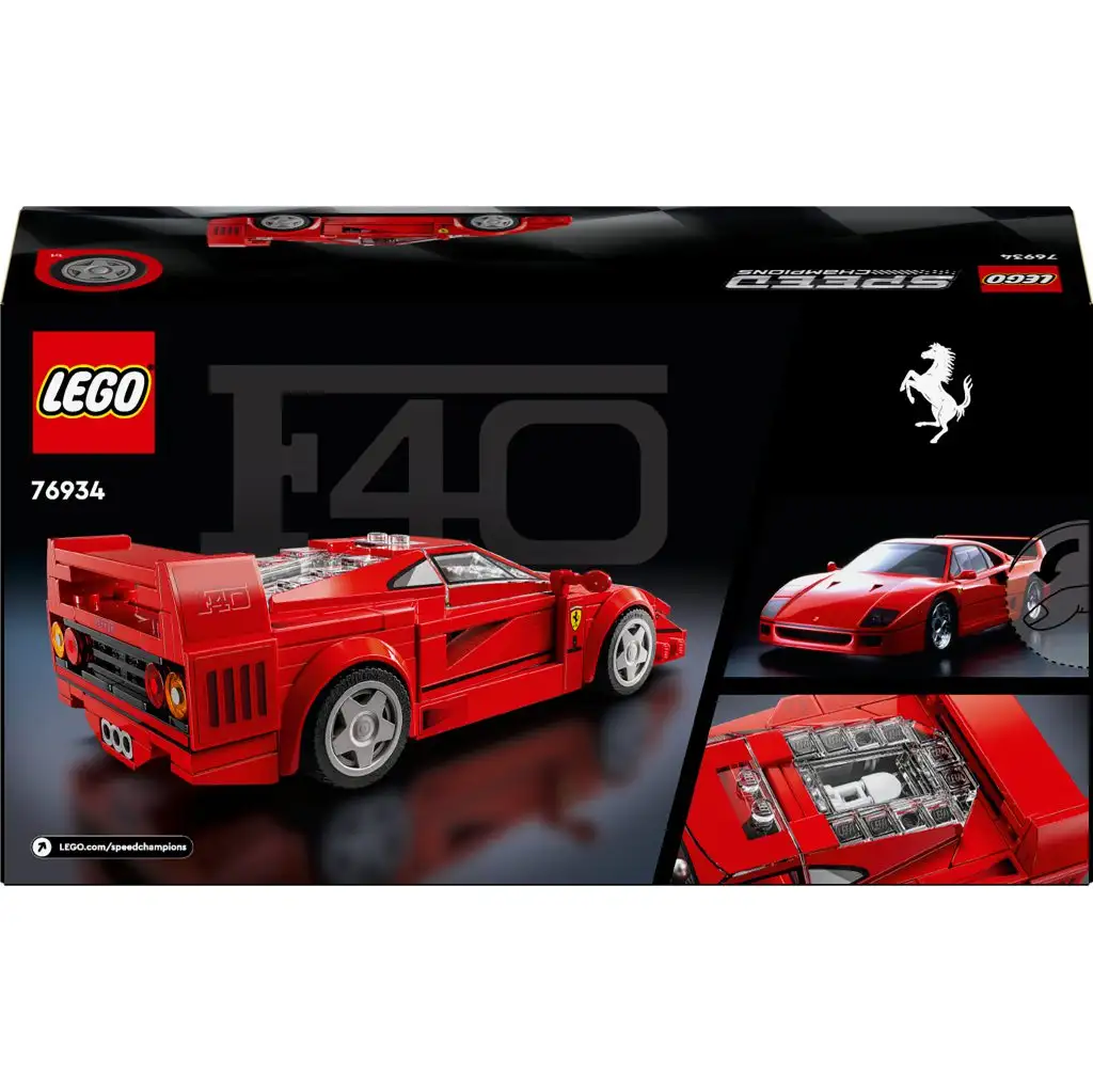 LEGO® Speed Champions: Ferrari F40 sportautó (76934) kép 2