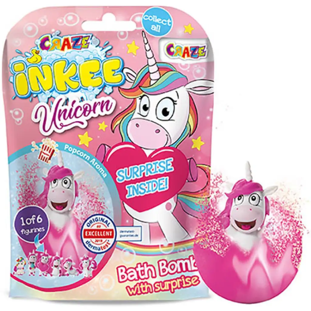 Craze: Fürdőbomba gyűjthető meglepetés unikornis figurával - EPEE