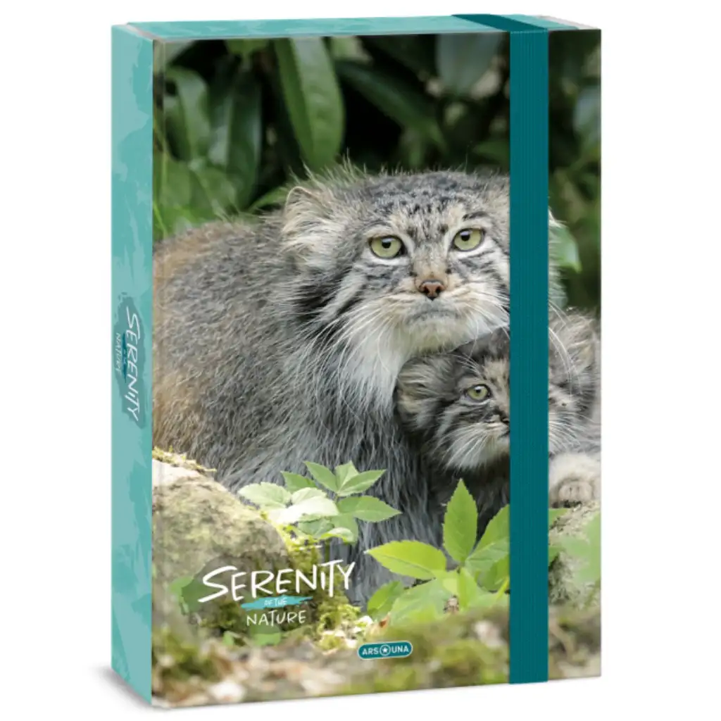 Ars Una: Serenity Manul A4-es füzetbox 4cm-es gerincvastagsággal