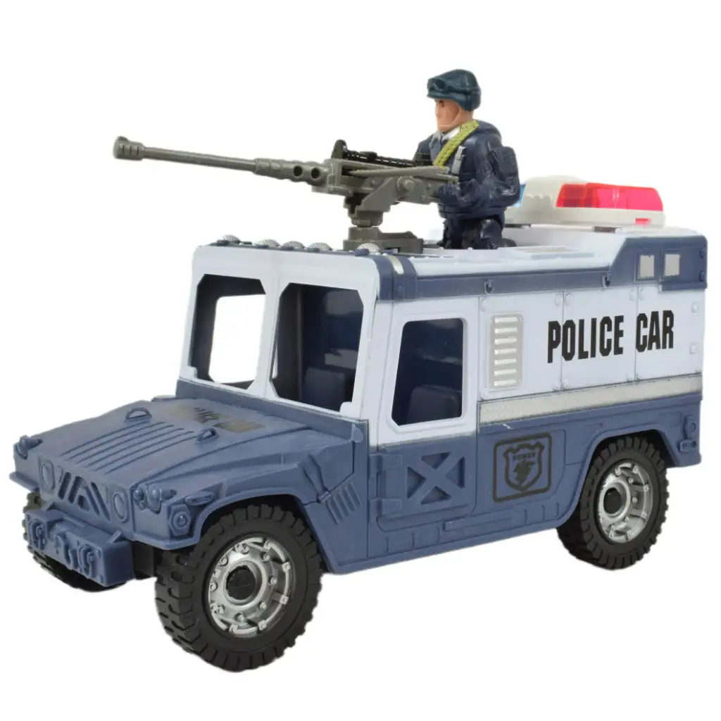 City Police: Rendőrségi játékszett járművekkel és rendőrrel kép 6