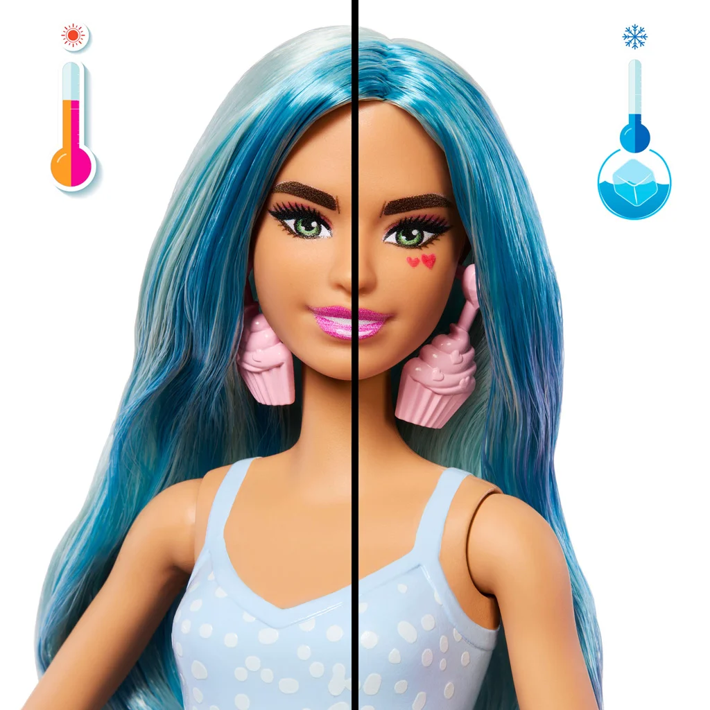 Barbie: Slime reveal illatos shaker - Kék - Mattel kép 3