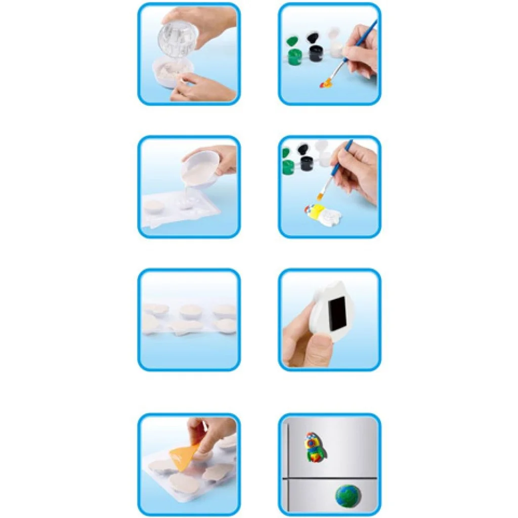 Űrhajós gipszkiöntő szett festékkel és kiegészítőkkel kép 2