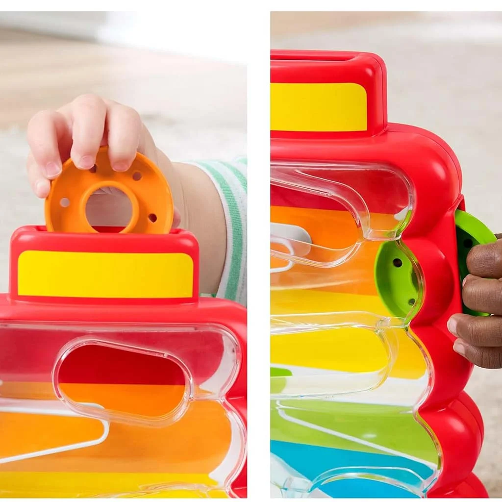 Fisher-Price: Zsupsz gyűrűtorony játékszett - Mattel kép 3