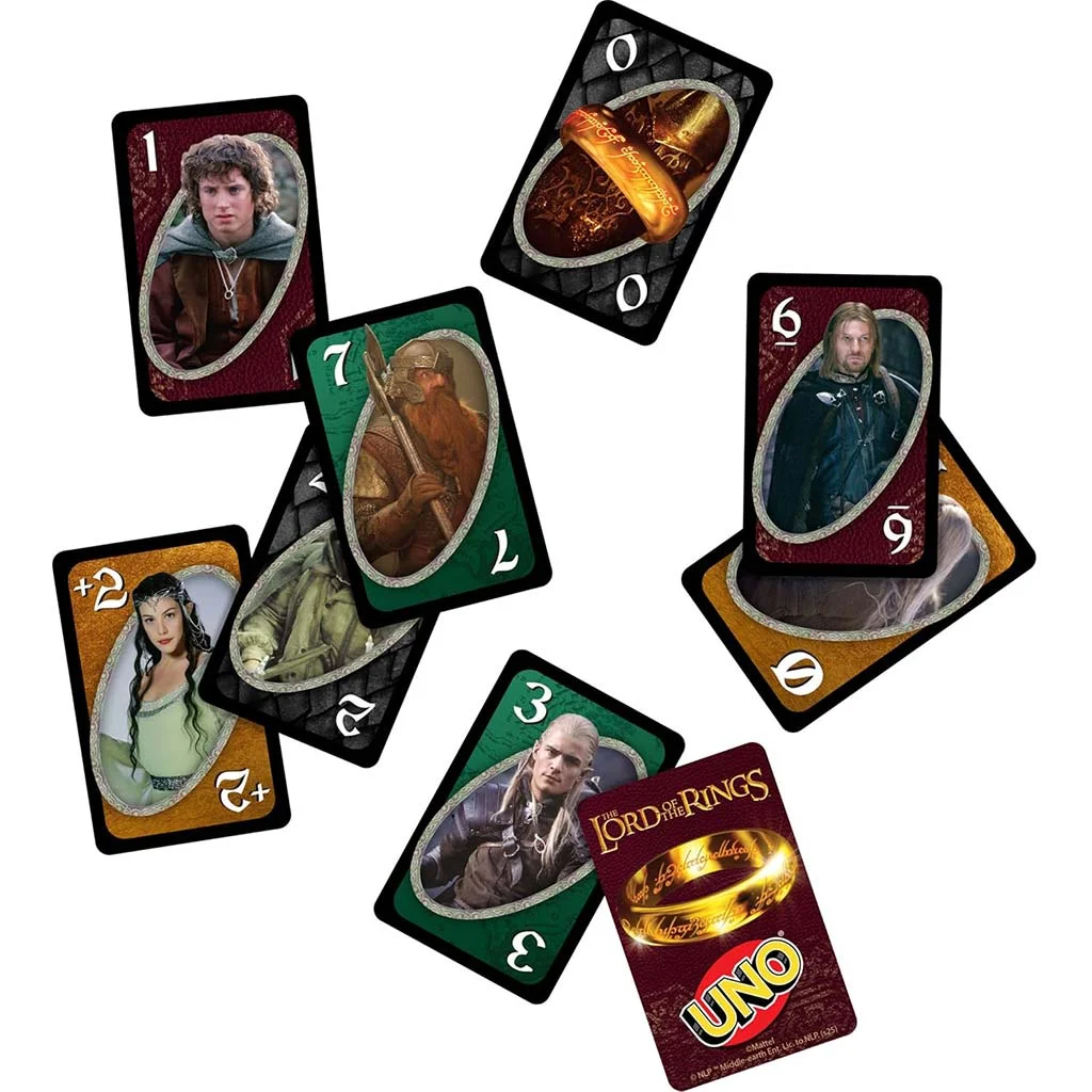 UNO Gyűrűk Ura kártyajáték - Mattel kép 4