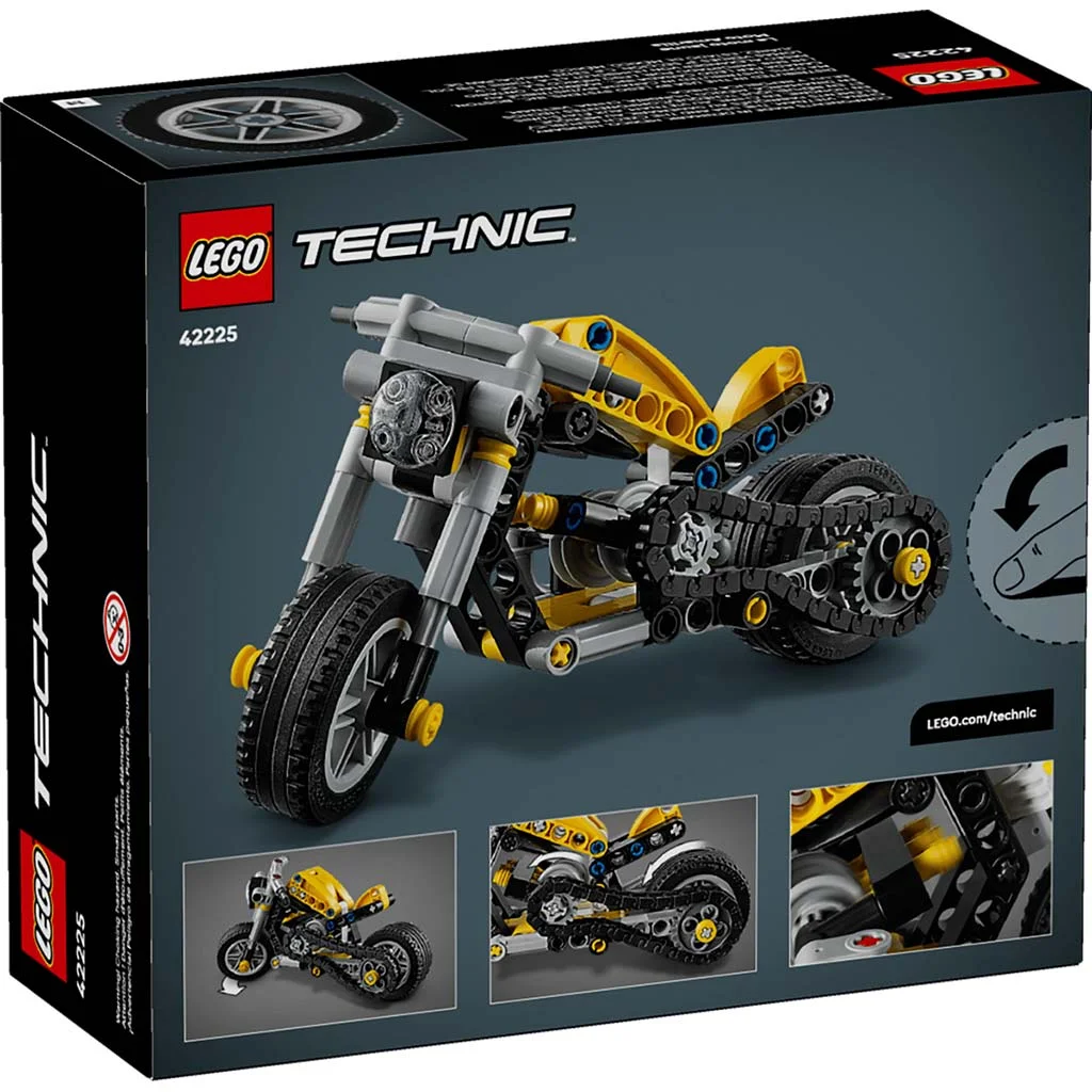 LEGO® Technic: Sárga motorkerékpár (42225) kép 7
