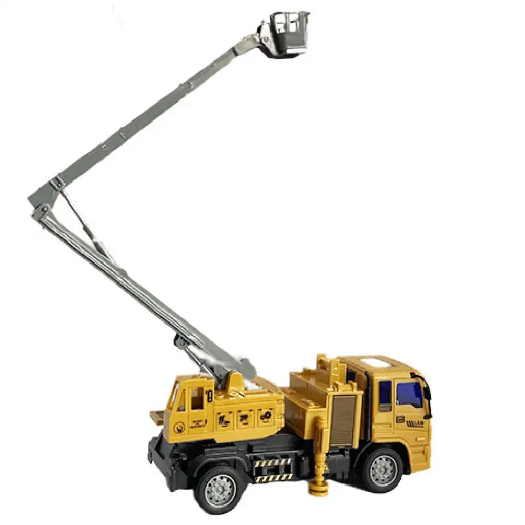 RC Távirányítós emelőkosaras munkagép 1/36-os méretarányban 22cm kép 4