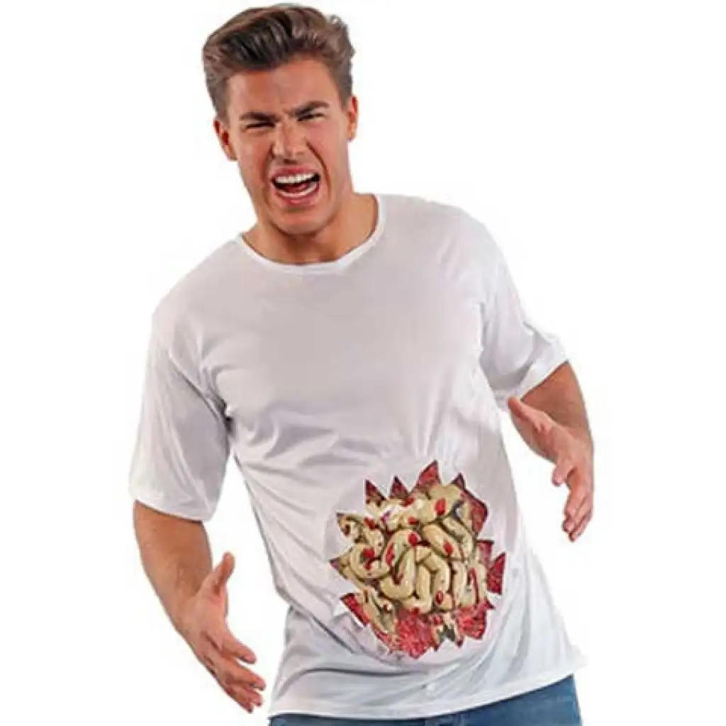 Ijesztő póló belekkel