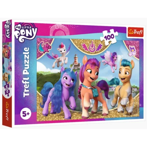 Én kicsi pónim: Színpompás barátság 100db-os puzzle - Trefl kép 1