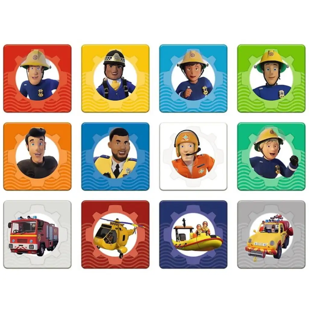 Sam a tűzoltó puzzle és memóriakártya 2 az 1-ben szett - Trefl kép 4
