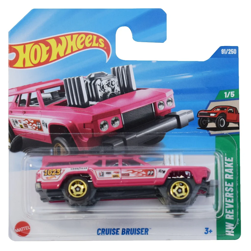 Hot Wheels: Cruiser Bruiser pink kisautó 1/64 - Mattel