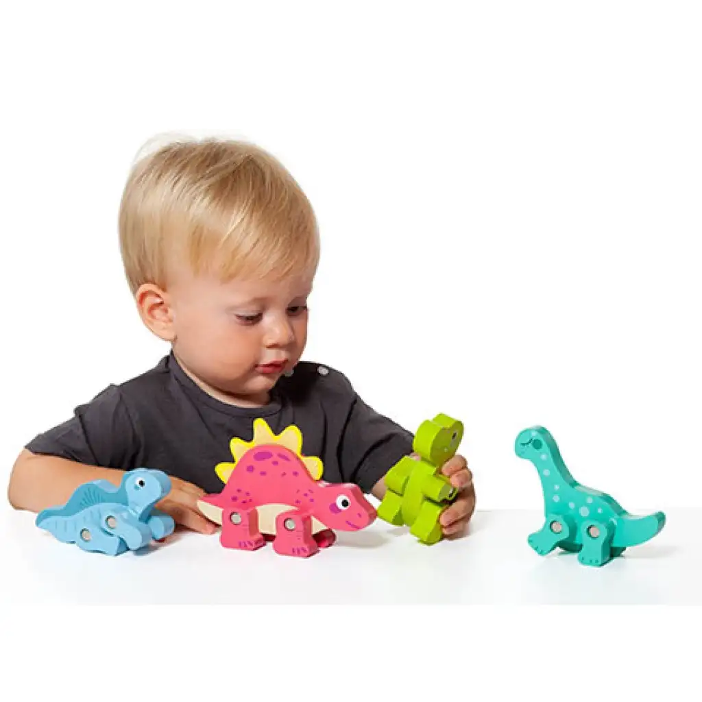 Molto: Nature Első dínóm fa figura csomag 4db-os kép 3