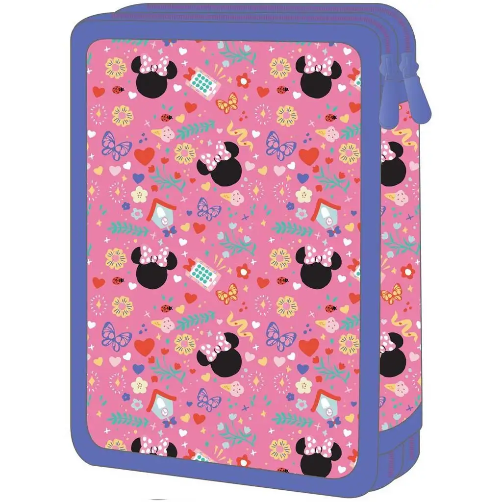 Luna: Minnie egér 2 szintes töltött tolltartó kép 2