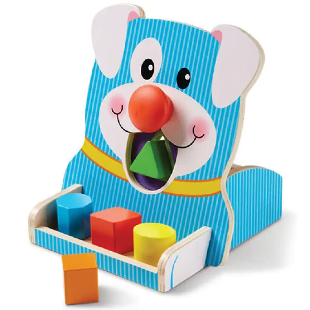 Pörgesd és etesd fa formaegyeztető játék - Melissa & Doug kép 2