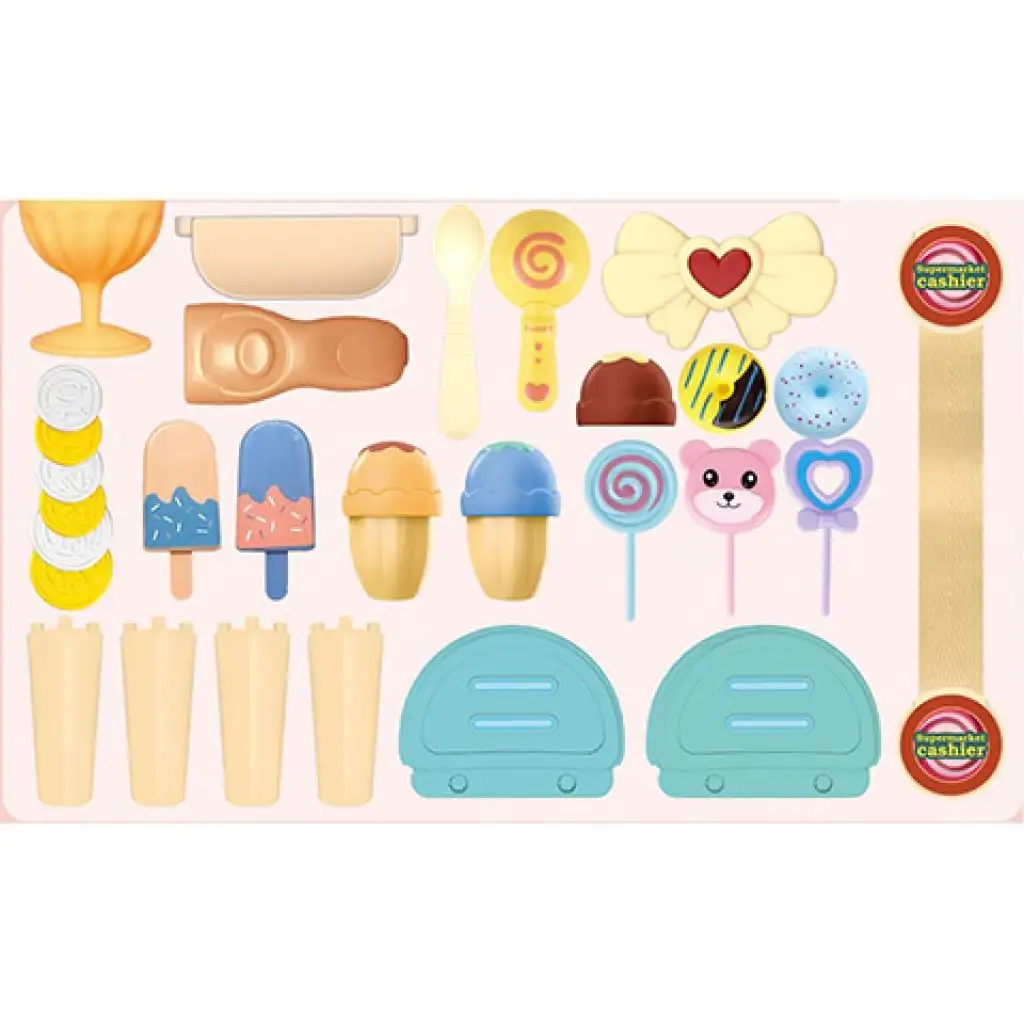 Fagyikészítő készlet összecsukható bőröndben 25db-os szett kép 2