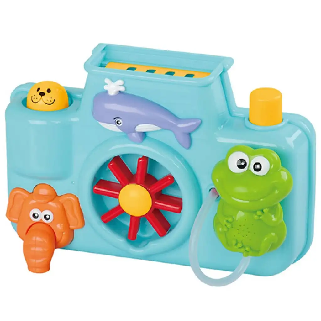 Állatos bébi fürdőjáték lapátkerékkel kép 2