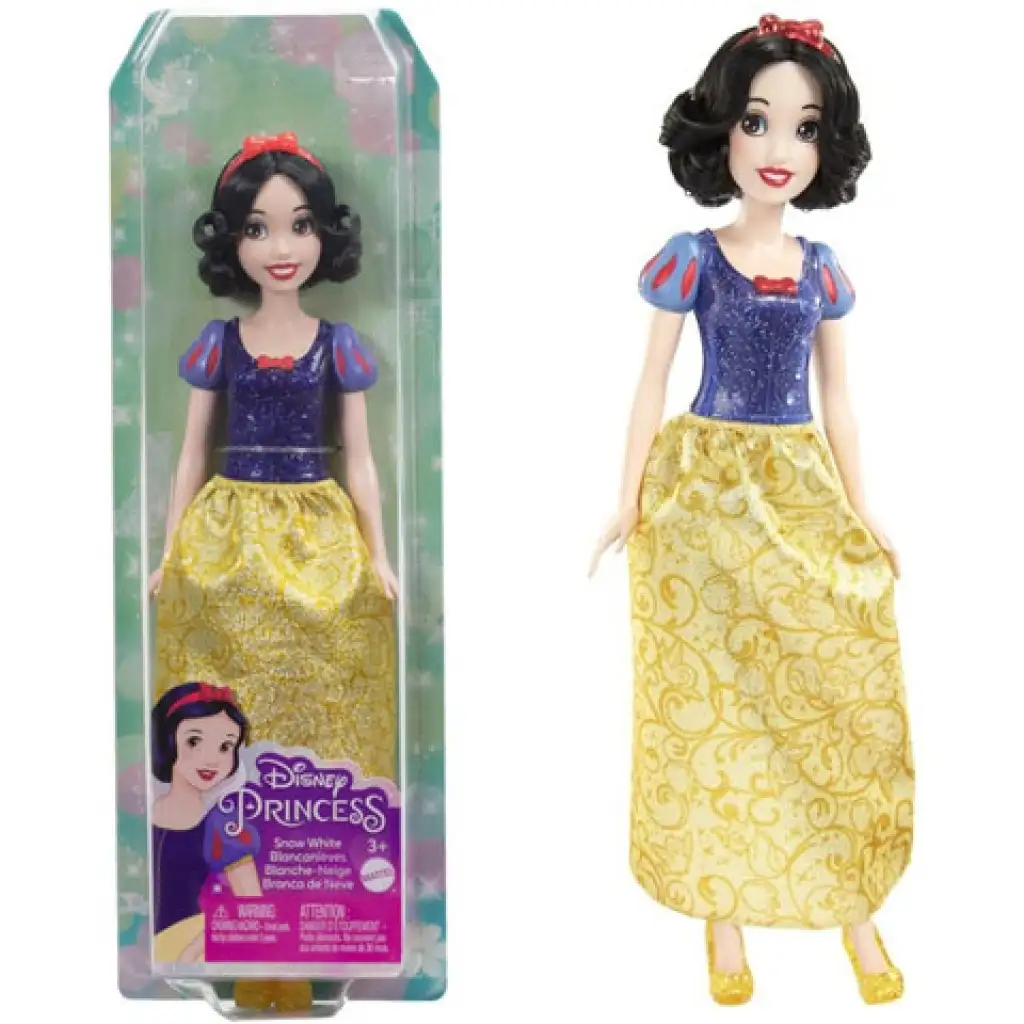 Disney Hercegnők: Csillogó Hófehérke hercegnő baba - Mattel