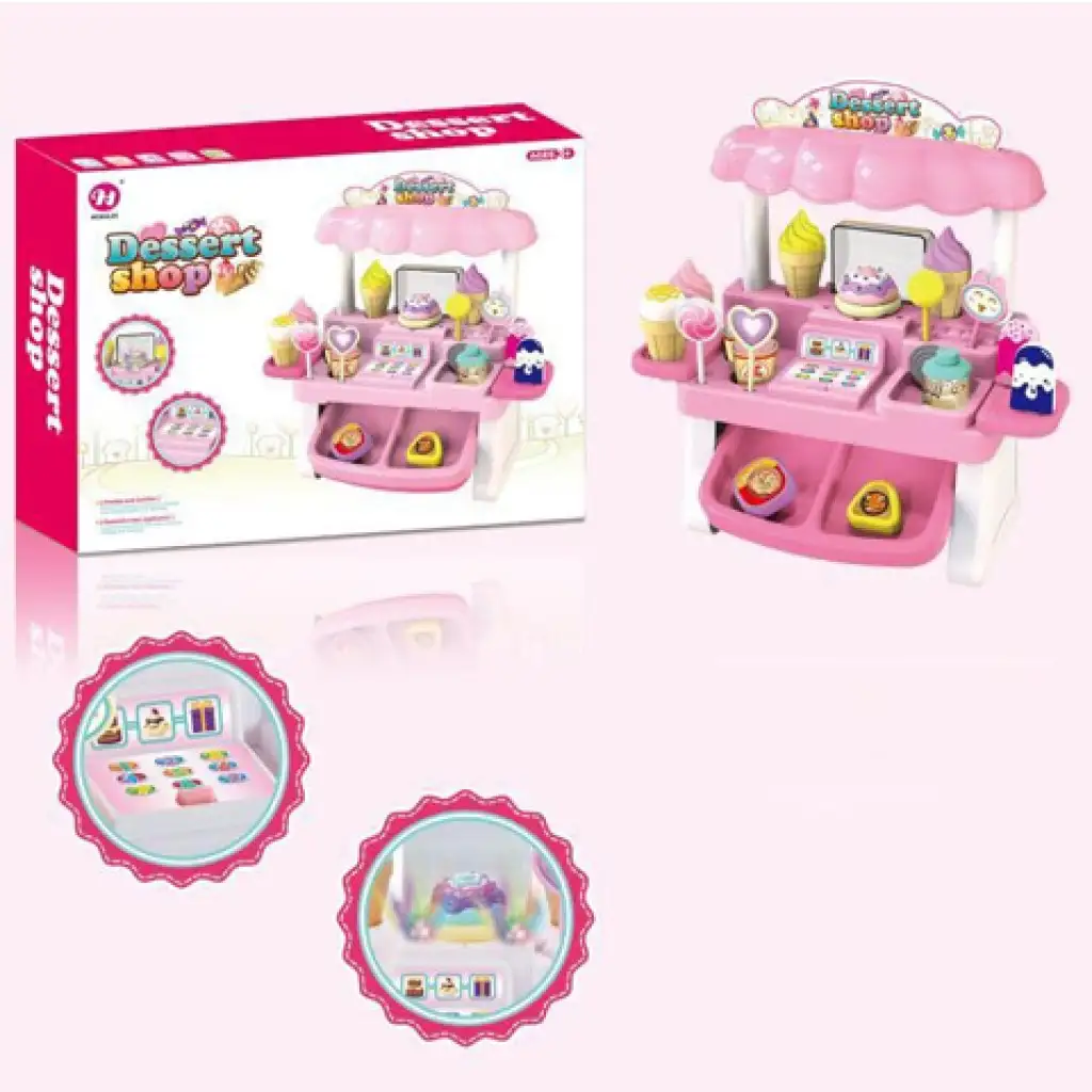 Desszertes pult funkciókkal játékszett