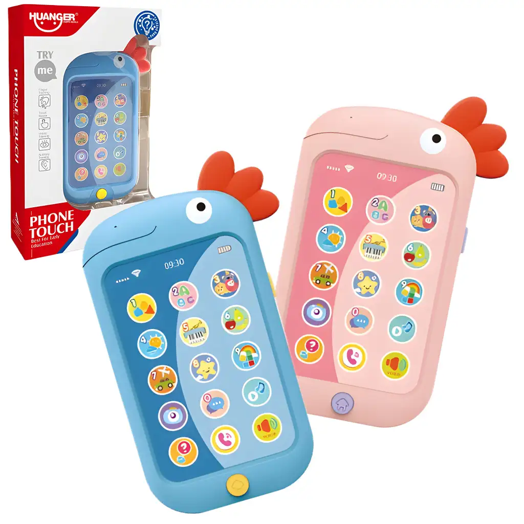 Music World: Zenélő dinó pajtás bébi telefon kétféle változatban 1db