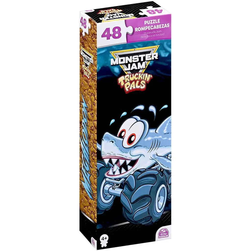 Monster Jam Trucklin Pals 48db-os puzzle - Spin Master